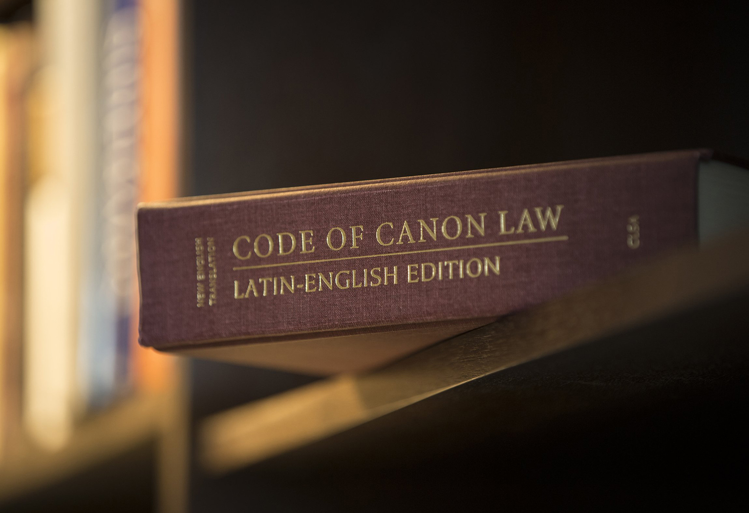 Spine of the Book: Code of Canon Law