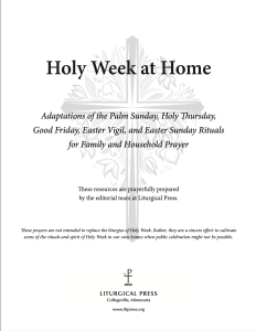 Holy Week at Home Cover