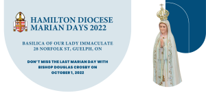 Marian Days 2022 - Basilica of our Lady Immaculate - Oct 1st.