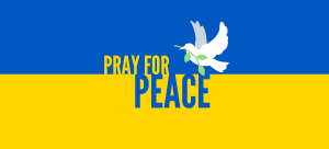 Prayer for Peace Text with dove illustration