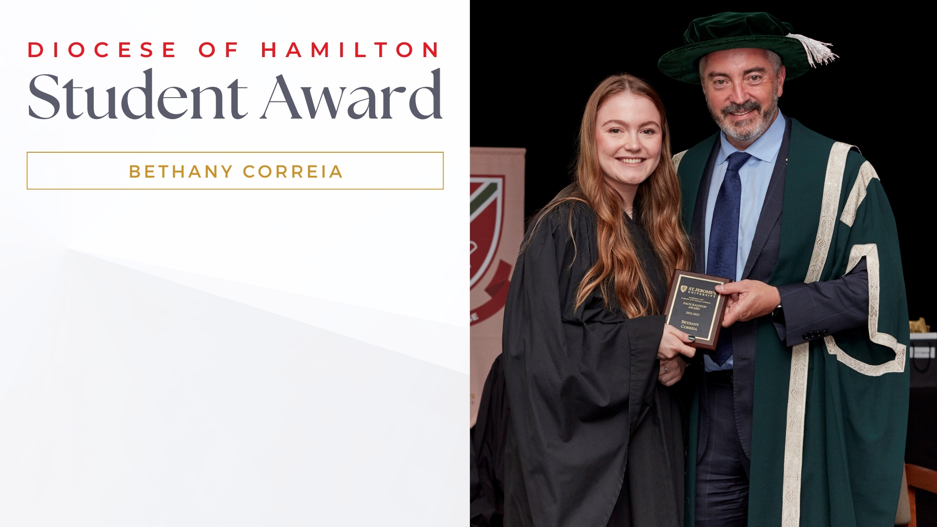 2023 Diocese of Hamilton Student Award - Bethany Correia