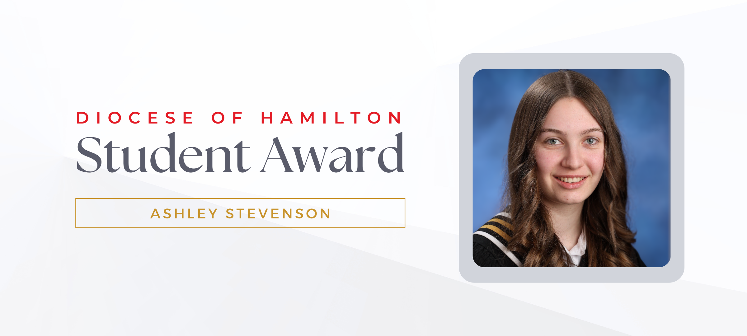 Student Award: Ashley Stevenson