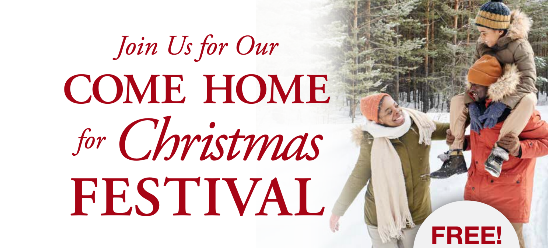 Come Home for Christmas Festival 2024