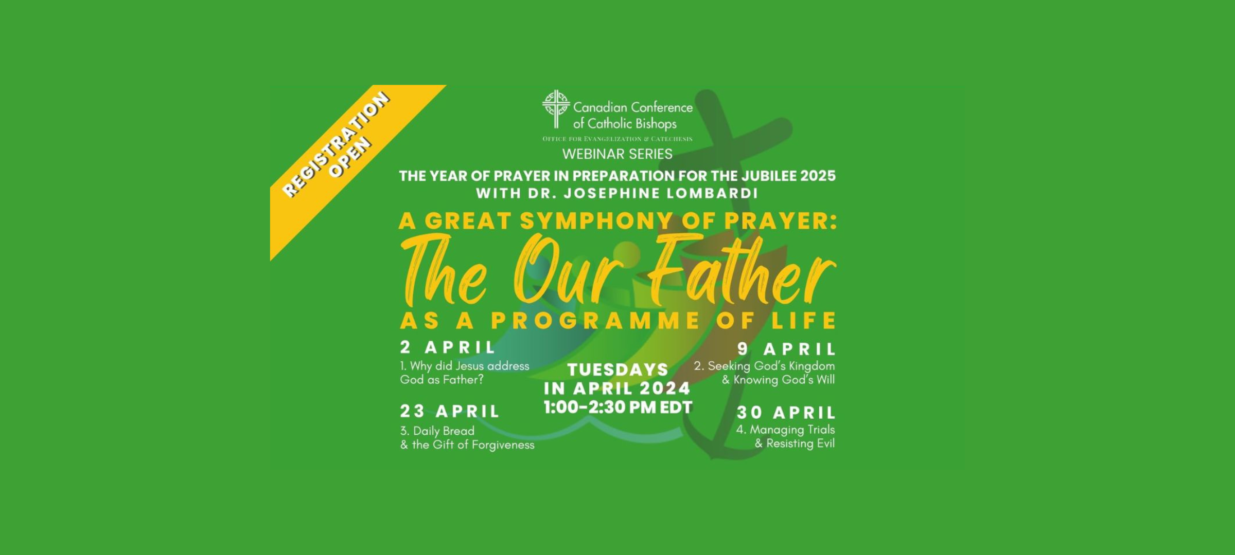 Webinar Series Starts Next Week: "A Great Symphony of Prayer: The Our Father as a Programme of Life"
