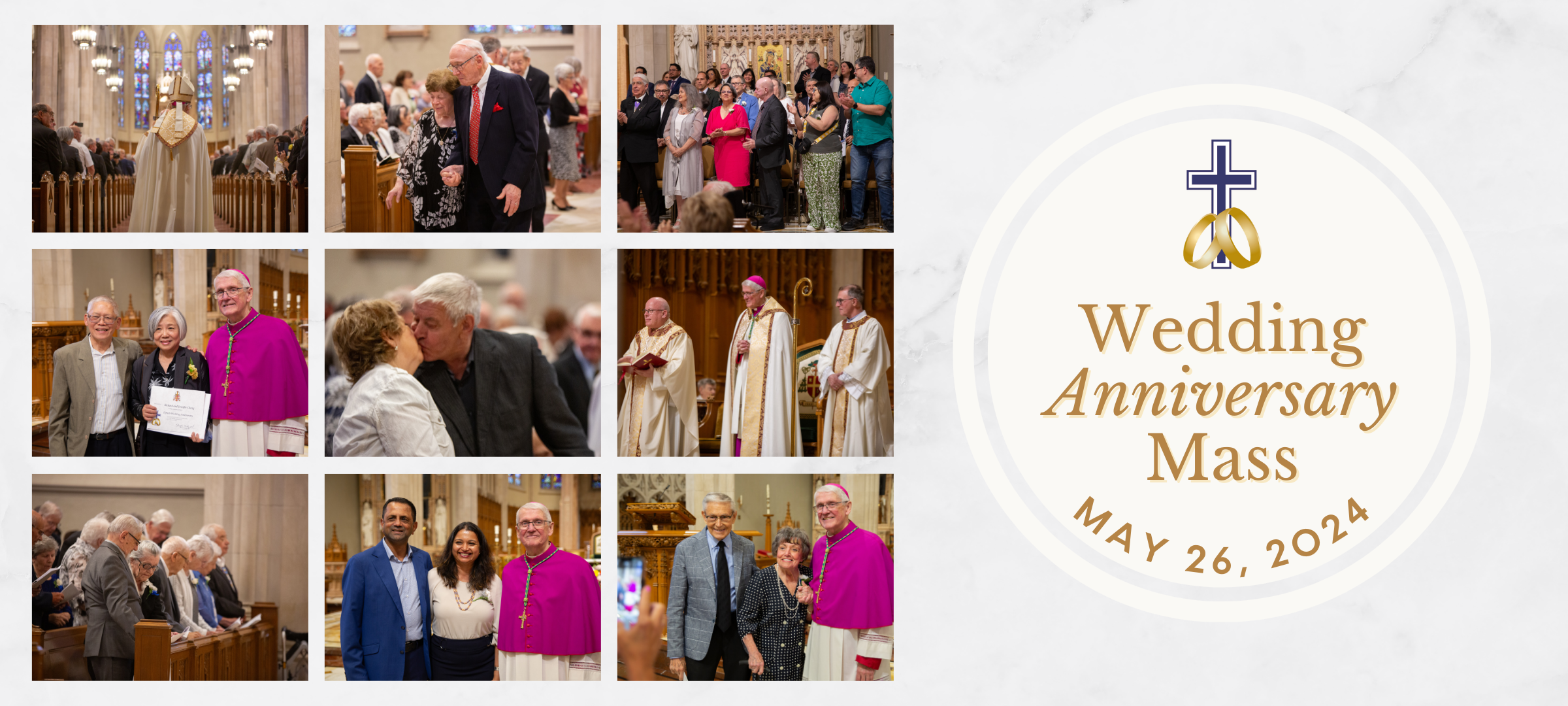 Highlights from the 2024 Wedding Anniversary Mass