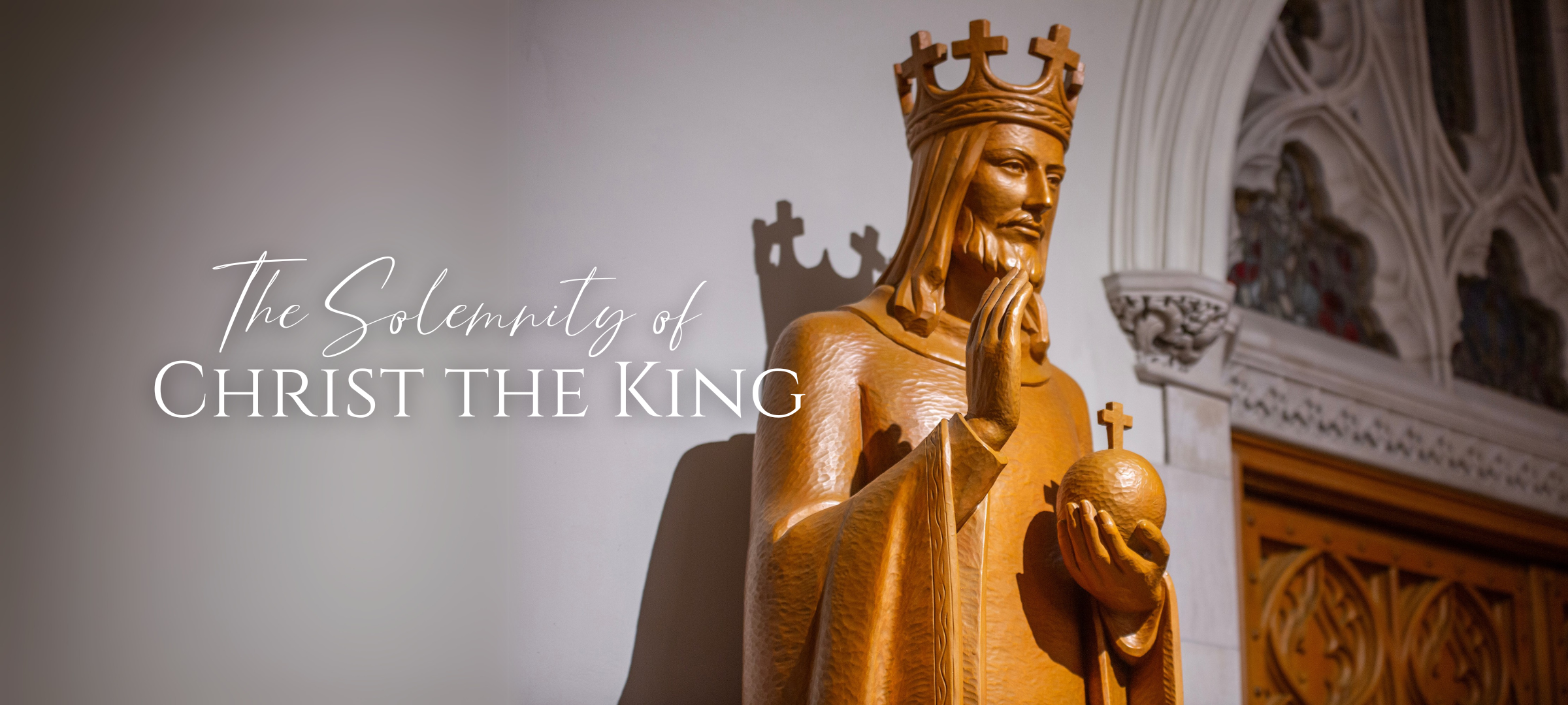 Christ the King Statue at the Cathedral Basilica of Christ the King in Hamilton