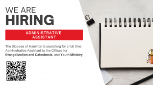 Administrative Assistant, Evangelization and Catechesis & Youth Ministry