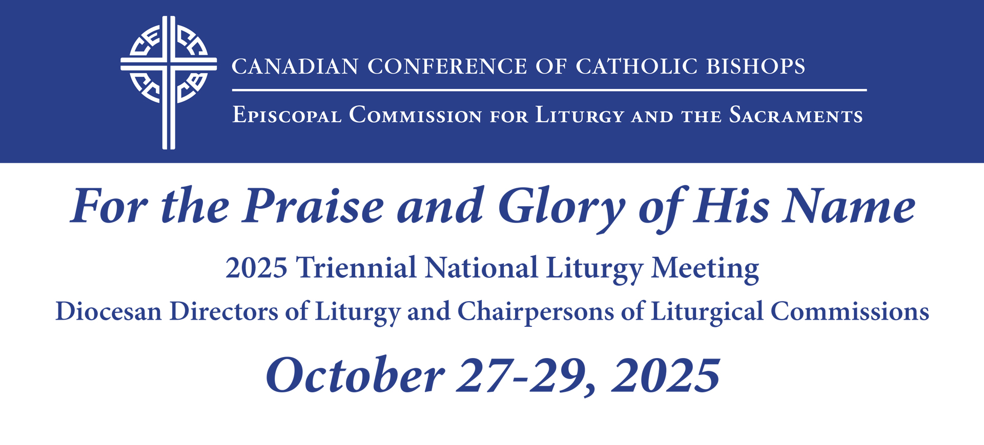 National Liturgy Meeting – October 27-29, 2025