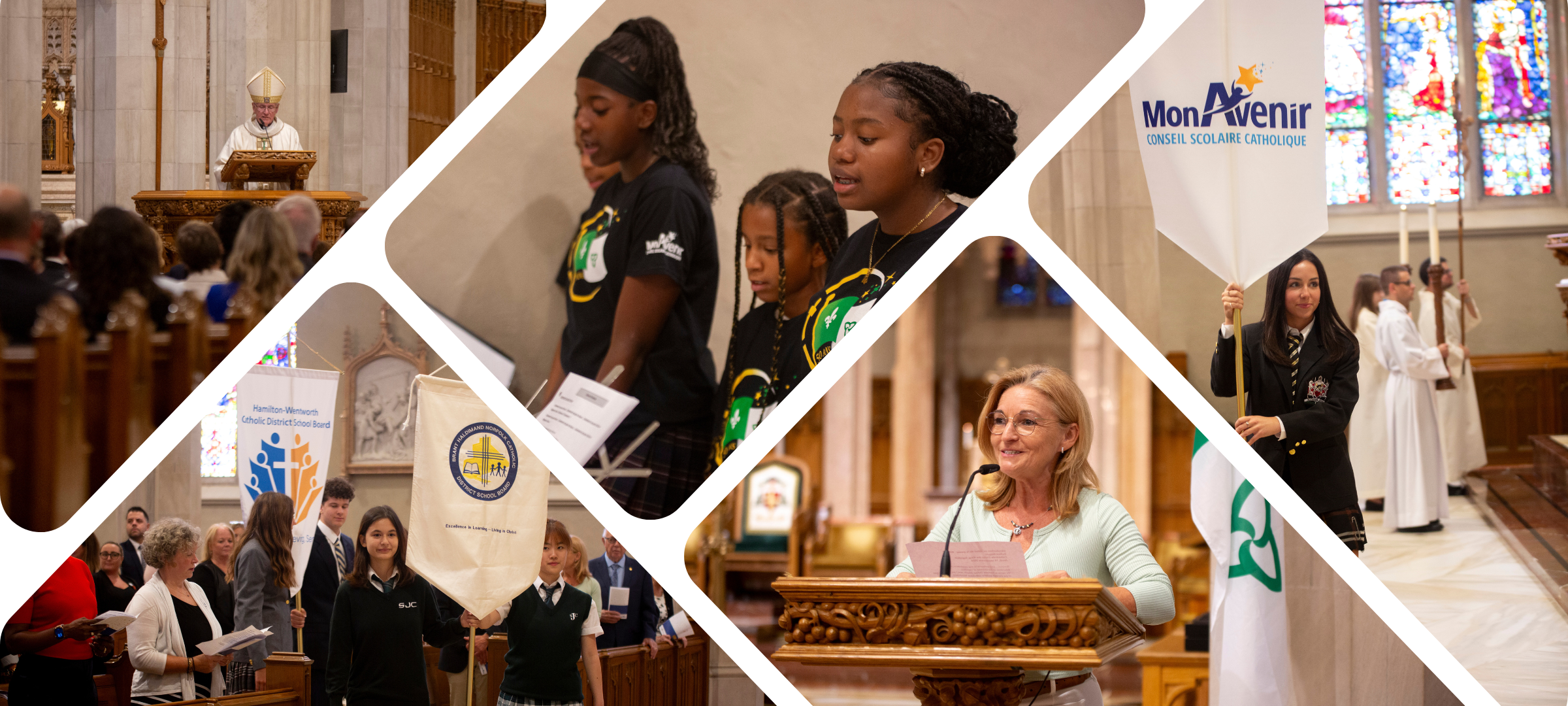 THE DIOCESAN MASS CELEBRATING THE BLESSING OF CATHOLIC EDUCATION, sponsored annually by the Catholic Education Partnership in the Diocese, was held last night at the Cathedral Basilica of Christ the King.