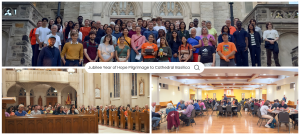 ST. KATERI STUDENT CENTRE at Canadian Martyrs Parish, Hamilton, had their Jubilee Year of Hope Pilgrimage to the Cathedral Basilica of Christ the King on Tuesday evening.