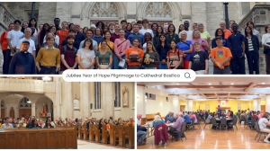 ST. KATERI STUDENT CENTRE at Canadian Martyrs Parish, Hamilton, had their Jubilee Year of Hope Pilgrimage to the Cathedral Basilica of Christ the King on Tuesday evening.