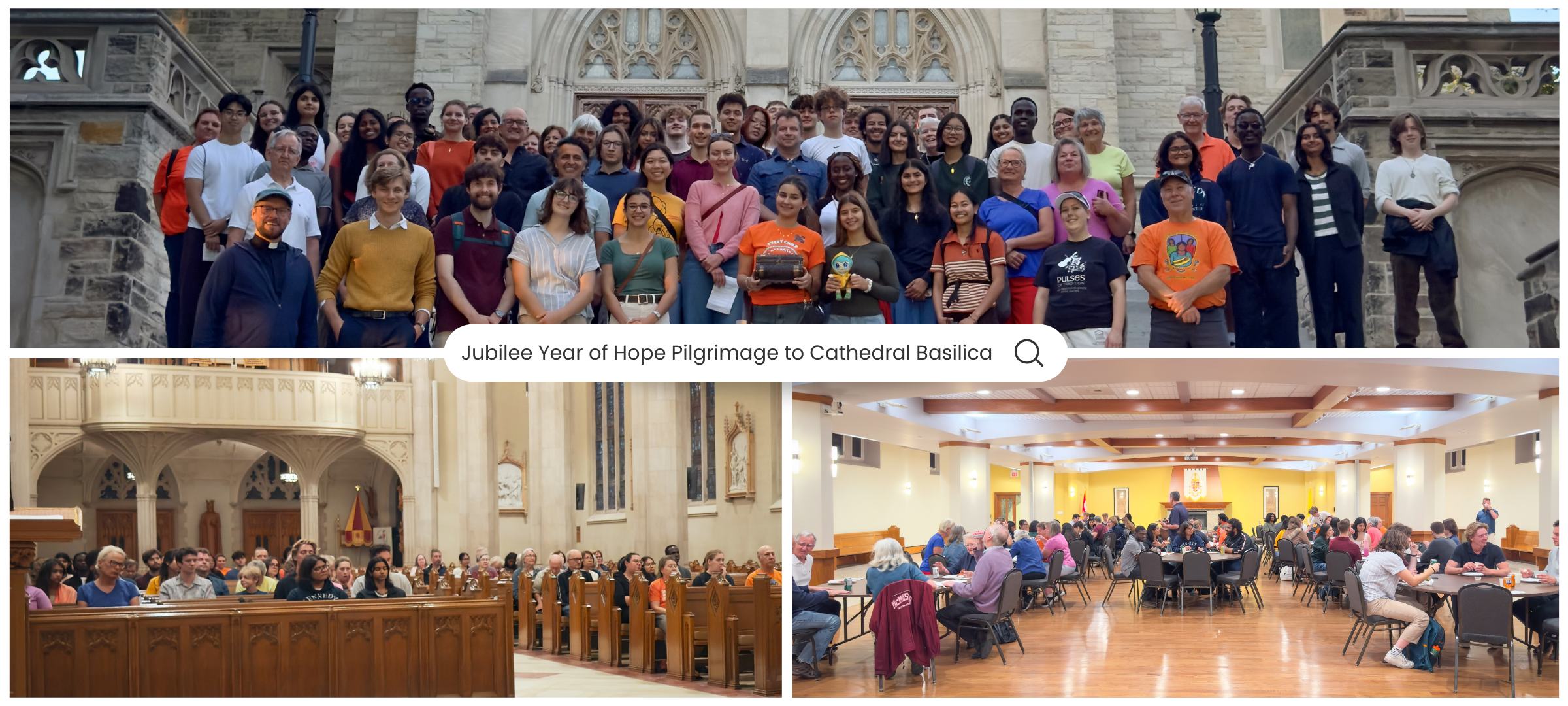 ST. KATERI STUDENT CENTRE at Canadian Martyrs Parish, Hamilton, had their Jubilee Year of Hope Pilgrimage to the Cathedral Basilica of Christ the King on Tuesday evening.