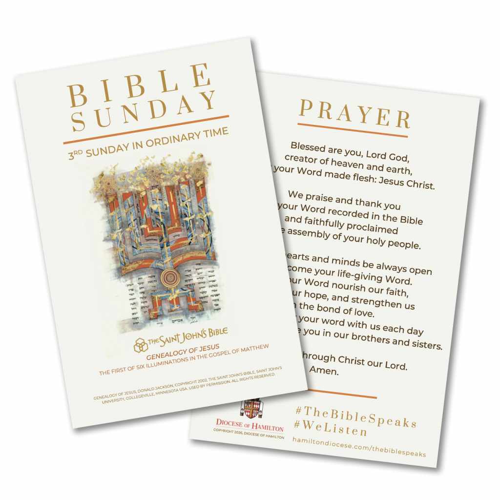 Prayer Cards for the Seventh Sunday of the Word of God