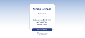 CCCB Statement on Bill C-218: No “MAiD” for Mental Illness