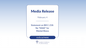 CCCB Statement on Bill C-218: No “MAiD” for Mental Illness