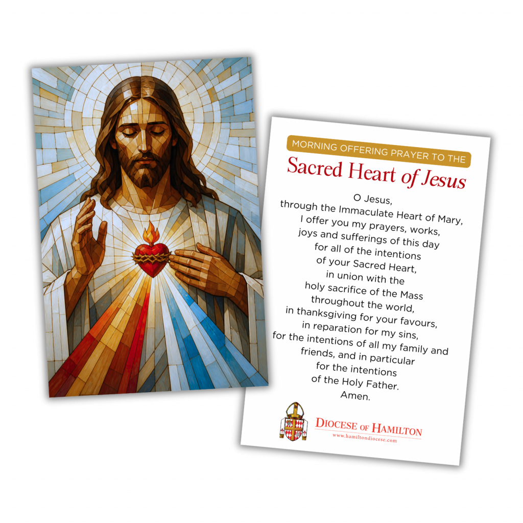 Prayer Card - Sacred Heart of Jesus