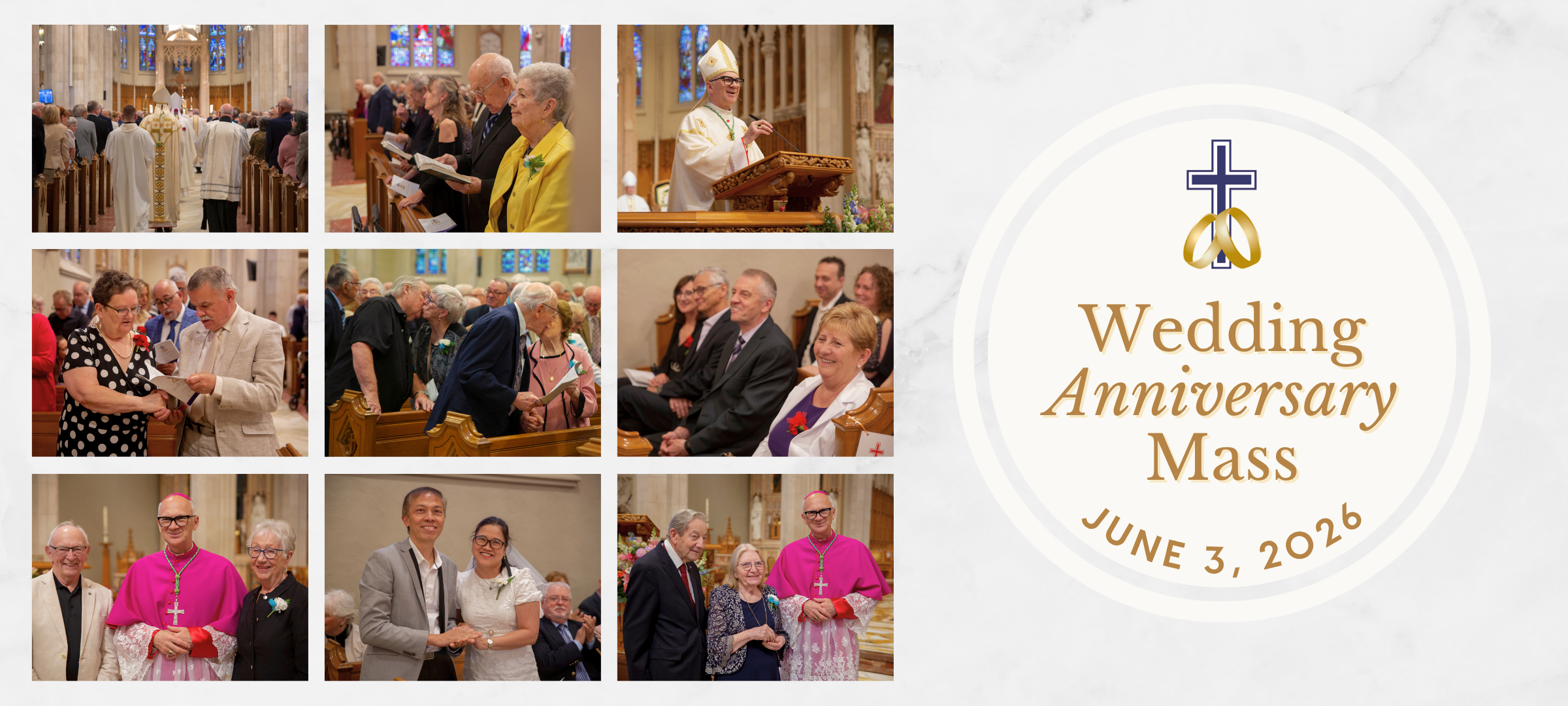 Highlights from the 2026 Wedding Anniversary Mass