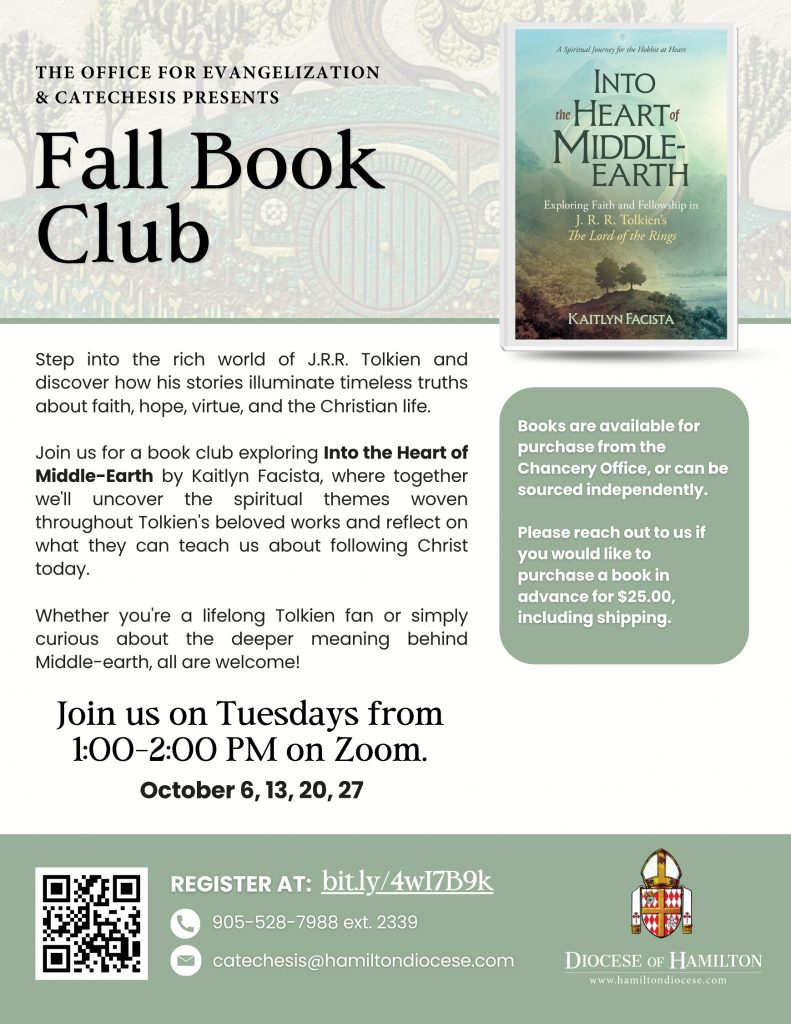 Fall Book Club, 2026: Into the Heart of Middle Earth - Exploring Faith and Fellowship in "Lord of the Rings"