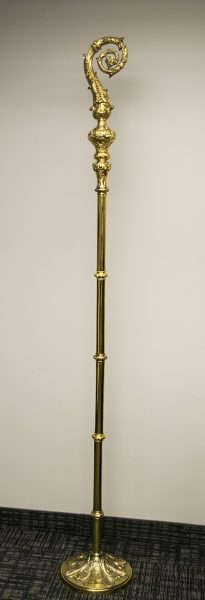 Crozier, c. 1856, Brass, Gold Plate, B1.003.001